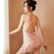 Img 2 - Sexy Lace Short Women Summer Slip Silk Pajamas Europe Replica Pyjamas