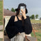 IMG 119 of White Women Sunscreen Knitted Cardigan Thin Loose Lazy Long Sleeved Short Matching Tops Outerwear