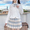 Img 8 - Japanese Basic Uniform Sets Mid-Length Women Pleated Short Skirt