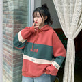 Img 7 - Popular Women Korean Loose Thick Hooded INS Tops Sweatshirt