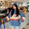 Img 8 - Popular Women Korean Loose Thick Hooded INS Tops Sweatshirt