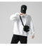 IMG 123 of Sweatshirt Round-Neck Long Sleeved Sporty Solid Colored Trendy Loose Student Outerwear