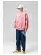 IMG 134 of Sweatshirt Round-Neck Long Sleeved Sporty Solid Colored Trendy Loose Student Outerwear