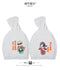 IMG 113 of Couple Sweatshirt Hooded Loose Tops Outerwear