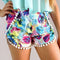 Img 1 - Hawaii Summer Women Floral Elastic Waist Shorts Beach Pants Beachwear