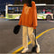 IMG 107 of Japanese Round-Neck Non Thin Sweatshirt Women ins Korean Loose Outerwear