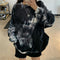 IMG 103 of Korean Outdoor All-Matching Loose Gradient Dye Popular Long Sleeved T-Shirt Women T-Shirt