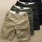 Img 2 - Men Stretchable Cargo Cotton Solid Colored Hong Kong Trendy All-Matching Student Mid-Length Casual Pants Shorts