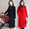 Img 7 - Woolen Women Mid-Length Korean Slimming Suit Collar Wool Coat