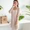 Korean Pocket Loose Thin Long Sleeved See Through Mid-Length Sweater Cardigan Women Outerwear