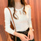 Img 3 - Korean Personality Cross See Through  Halter Round-Neck Knitted Slimming Women Sweater
