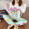 Japanese Crayon Shin Pajamas Women Long Sleeved Casual Korean Loungewear Sets Sleepwear