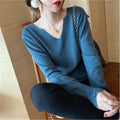Img 3 - Women V-Neck Loose Outdoor Sweater