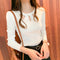 Img 6 - Korean Personality Cross See Through  Halter Round-Neck Knitted Slimming Women Sweater