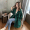 Img 2 - Windbreaker Women Mid-Length Coat Korean All-Matching Loose Suit Collar Casual Thin