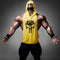 IMG 103 of Muscle Fitness Men Jogging Sporty Tank Top Cotton Trendy Printed Plus Size Round-Neck Hooded Sleeveless T-Shirt Tank Top