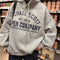 Img 4 - chicHooded Thick Sweatshirt Women Alphabets Printed Loose Lazy Student bf