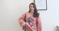 IMG 122 of Popular insSweatshirt Women Korean Thick Loose Mid-Length Lazy Tops Outerwear