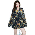 Img 5 - Long Sleeved Blouse Trendy Niche Korean Loose INS Vintage Hong Kong Tops Blouse