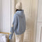 IMG 111 of Thick Hooded Sweatshirt Women Korean Three Dimensional Blue White Trendy Loose Young Look Tops Outerwear