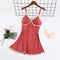 Pajamas Women Summer Sexy Silk Strap Pyjamas Thin Padded Loungewear Sleepwear