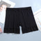 Img 1 - Summer Black Thin Modal Safety Pants Women Lace Loose Anti-Exposed Plus Size Short Non Folded Pants