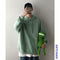 Solid Colored Hooded Couple Sweatshirt Loose Trendy All-Matching bf ins Outerwear
