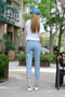 IMG 149 of Korean BFLoose Trendy Ripped Denim Pants Women Ankle-Length Pants Harem Pants