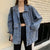 Img 1 - Denim Women Korean chicLoose All-Matching Student Tops Jacket Vintage