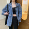 Img 2 - Denim Women Korean chicLoose All-Matching Student Tops Jacket Vintage