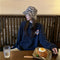 IMG 127 of Thick Korean Loose BFPrinted Non Popular Elegant Long Sleeved Sweatshirt Women Outerwear