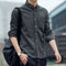 Img 3 - Shirt Men Long Sleeved Korean Slim Look Youth Striped Casual Trendy Men Shirt