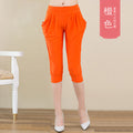 Img 15 - Thin Women Cropped Plus Size Loose Casual Pants