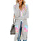 Img 5 - Women Europe Loose Solid Colored Sweater Cardigan Mid-Length