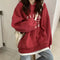 Thin Hooded Sweatshirt Women ins Loose Korean Popular Outerwear