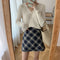 Img 4 - Knitted Cardigan Women Long Sleeved Korean Loose All-Matching Short Matching Undershirt Tops Solid Colored Sweater