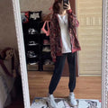 IMG 102 of Couple Women Thin Trendy bfStudent Loose Sweatshirt All-Matching Outerwear
