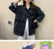 IMG 121 of Denim Women Korean chicLoose All-Matching Student Tops Jacket Vintage Outerwear