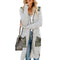 Img 3 - Women Europe Loose Solid Colored Sweater Cardigan Mid-Length