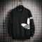 Img 3 - Men Trendy Korean Loose Plus Size Solid Colored Round-Neck Tops Long Sleeved Sweatshirt