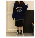 IMG 110 of Thin Hooded Sweatshirt Women ins Loose Korean Popular Outerwear