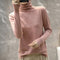 Img 14 - Women Wool Turtleneck All-Matching High Collar Slimming Sweater