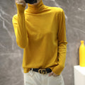 Img 11 - Women Wool Turtleneck All-Matching High Collar Slimming Sweater