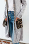 IMG 155 of Women Europe Loose Solid Colored Sweater Cardigan Mid-Length Outerwear
