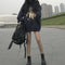 Img 3 - Thick Sweatshirt Women Korean Loose Mid-Length Vintage Hong Kong Hooded Student