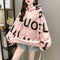 IMG 109 of Mid-Length Thick Hooded Sweatshirt Women Loose Tops ins Outerwear