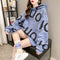 Img 3 - Mid-Length Thick Hooded Sweatshirt Women Loose Tops ins