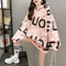 IMG 107 of Mid-Length Thick Hooded Sweatshirt Women Loose Tops ins Outerwear