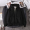 Img 3 - Women Student Korean Loose Thick Hooded Sweatshirt Zipper Casual Cardigan Tops