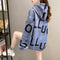 IMG 124 of Mid-Length Thick Hooded Sweatshirt Women Loose Tops ins Outerwear